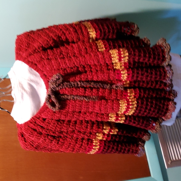 SWEATER PONCHO - Picture 1 of 5